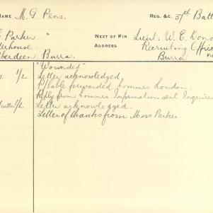 Soldier packet page