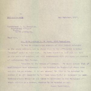 Soldier packet page