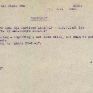 Soldier packet page