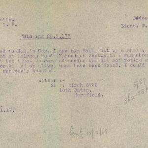 Soldier packet page