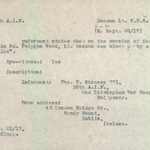 Soldier packet page