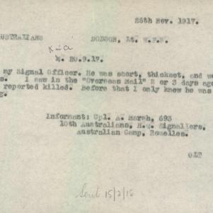 Soldier packet page