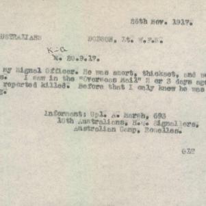 Soldier packet page