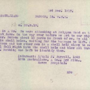 Soldier packet page