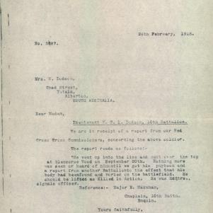 Soldier packet page