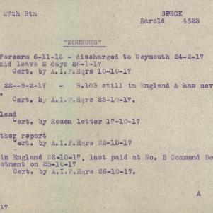 Soldier packet page