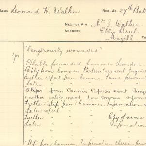 Soldier packet page