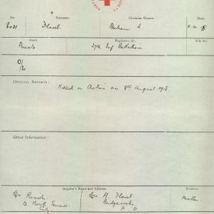 Soldier packet page