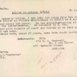 Soldier packet page