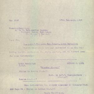 Soldier packet page