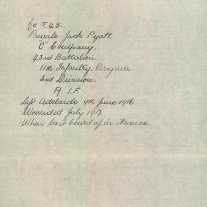 Soldier packet page