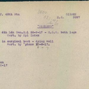Soldier packet page