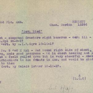 Soldier packet page