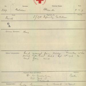 Soldier packet page