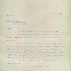 Soldier packet page