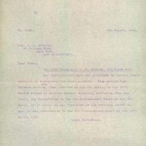 Soldier packet page