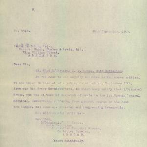 Soldier packet page