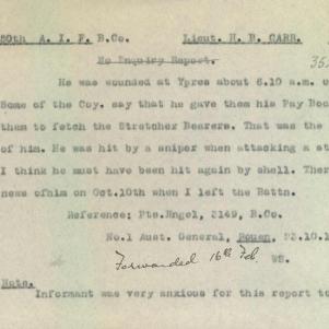 Soldier packet page