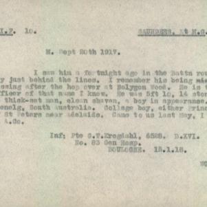 Soldier packet page