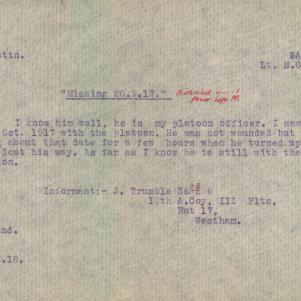 Soldier packet page