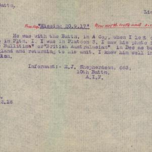 Soldier packet page