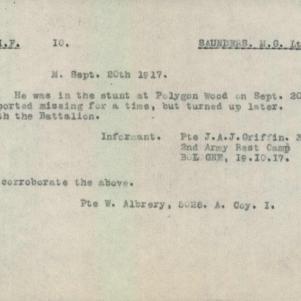 Soldier packet page