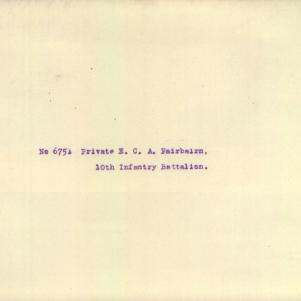 Soldier packet page