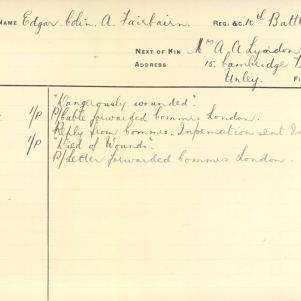 Soldier packet page