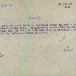 Soldier packet page