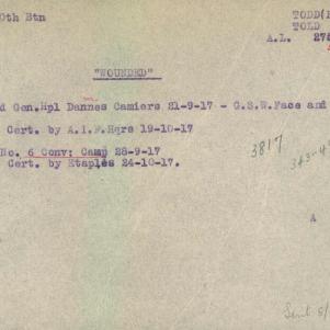 Soldier packet page
