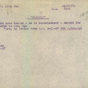 Soldier packet page