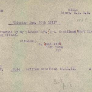 Soldier packet page