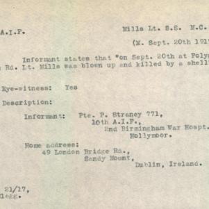 Soldier packet page