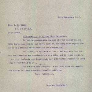 Soldier packet page