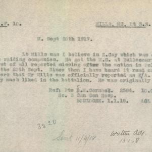 Soldier packet page