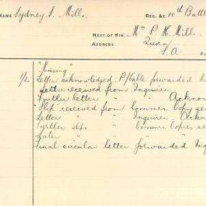 Soldier packet page
