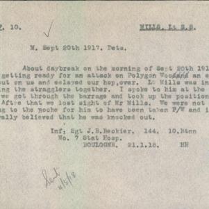 Soldier packet page