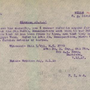 Soldier packet page