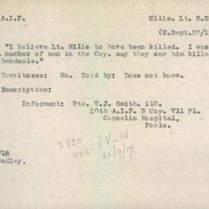 Soldier packet page