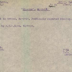 Soldier packet page