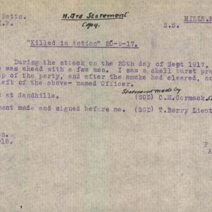 Soldier packet page