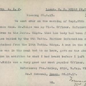 Soldier packet page