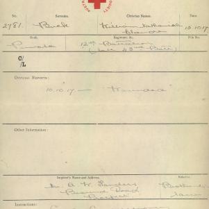 Soldier packet page