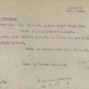 Soldier packet page