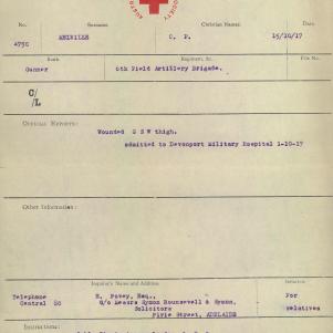 Soldier packet page