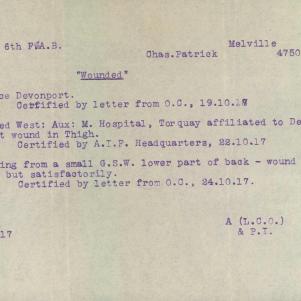 Soldier packet page