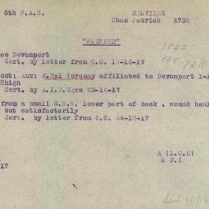 Soldier packet page