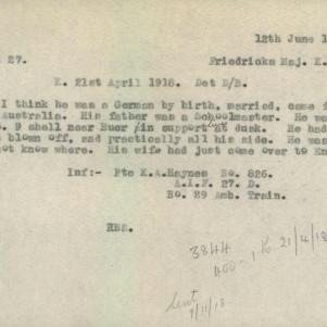 Soldier packet page