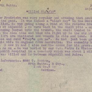 Soldier packet page