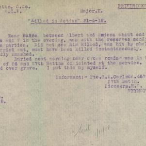 Soldier packet page